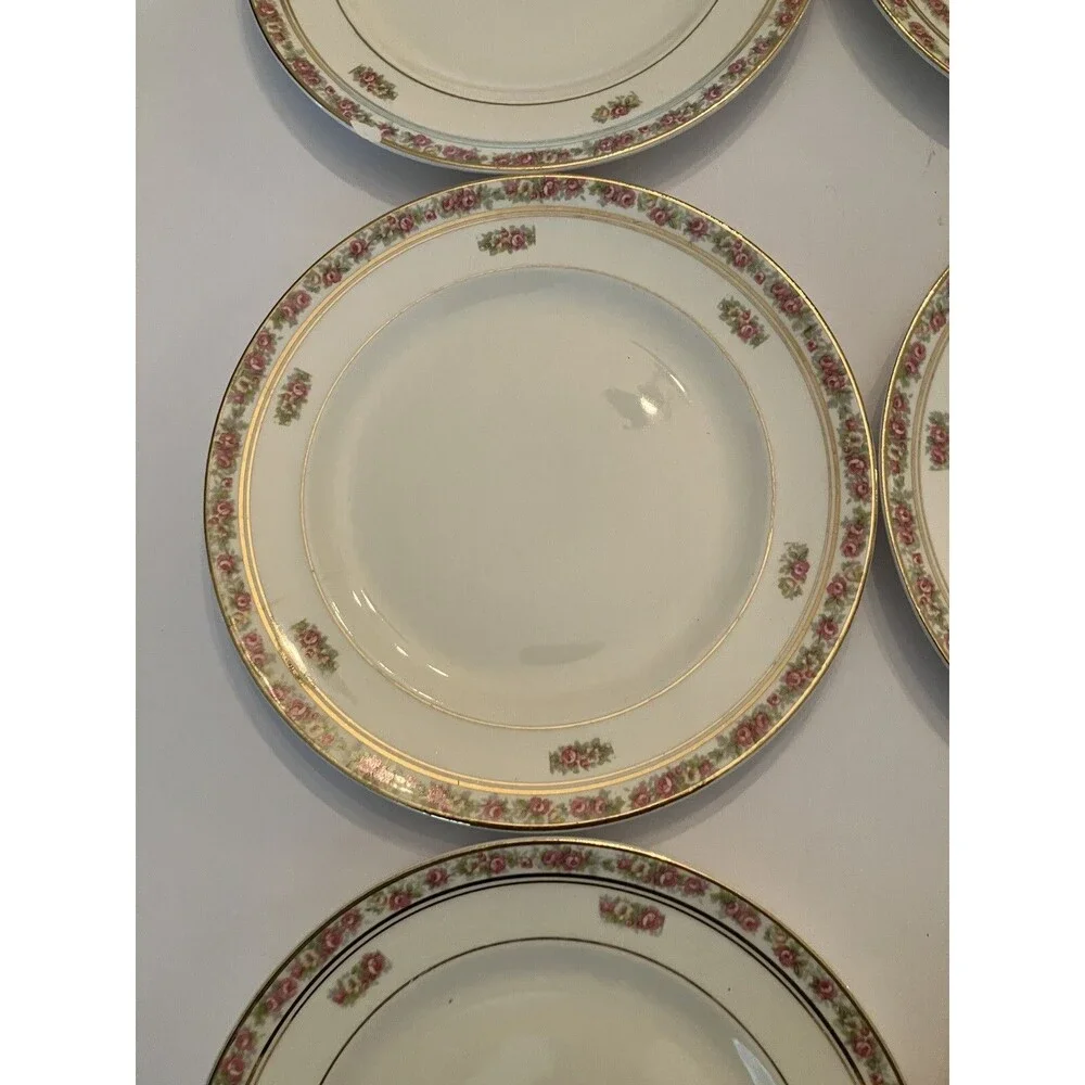 Lot of 6 POPE GOSSER St. Regis China Salad Plates